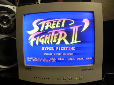 Lineas negras en Street Fighter 2 versión de Xbox 360 por VGA (480p) sin scanlines