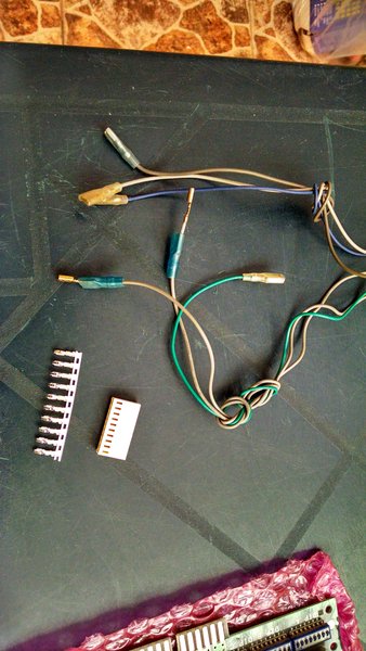 Conector Molex, Zapatas para el Molex, Cable con zapatas para micros