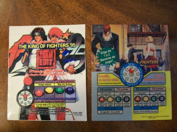 Extra, KOF 95 en ingles y Kof 97 en español