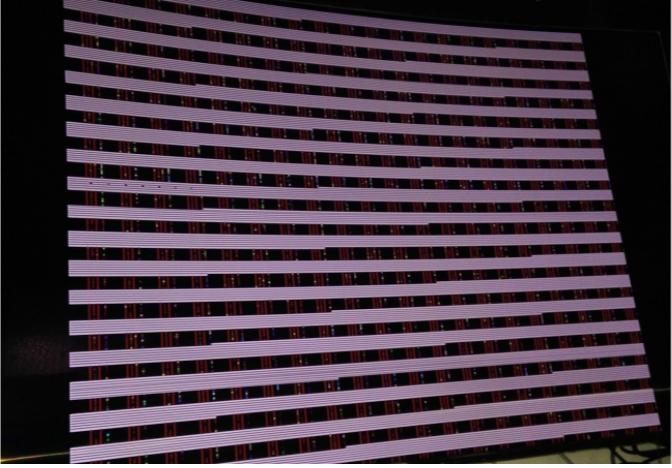 Lineas blancas horizontales