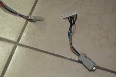 Conector en CPS-II del gabinete a mi adaptador