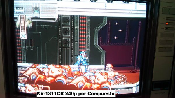 megman x2 virtual console en wii a 240p en KV-1311CR por componente