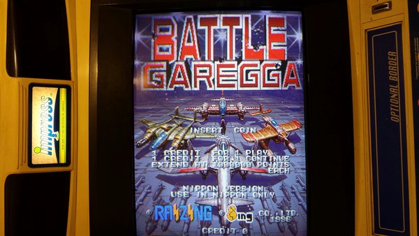 Battle Garegga antes de rotar monitor